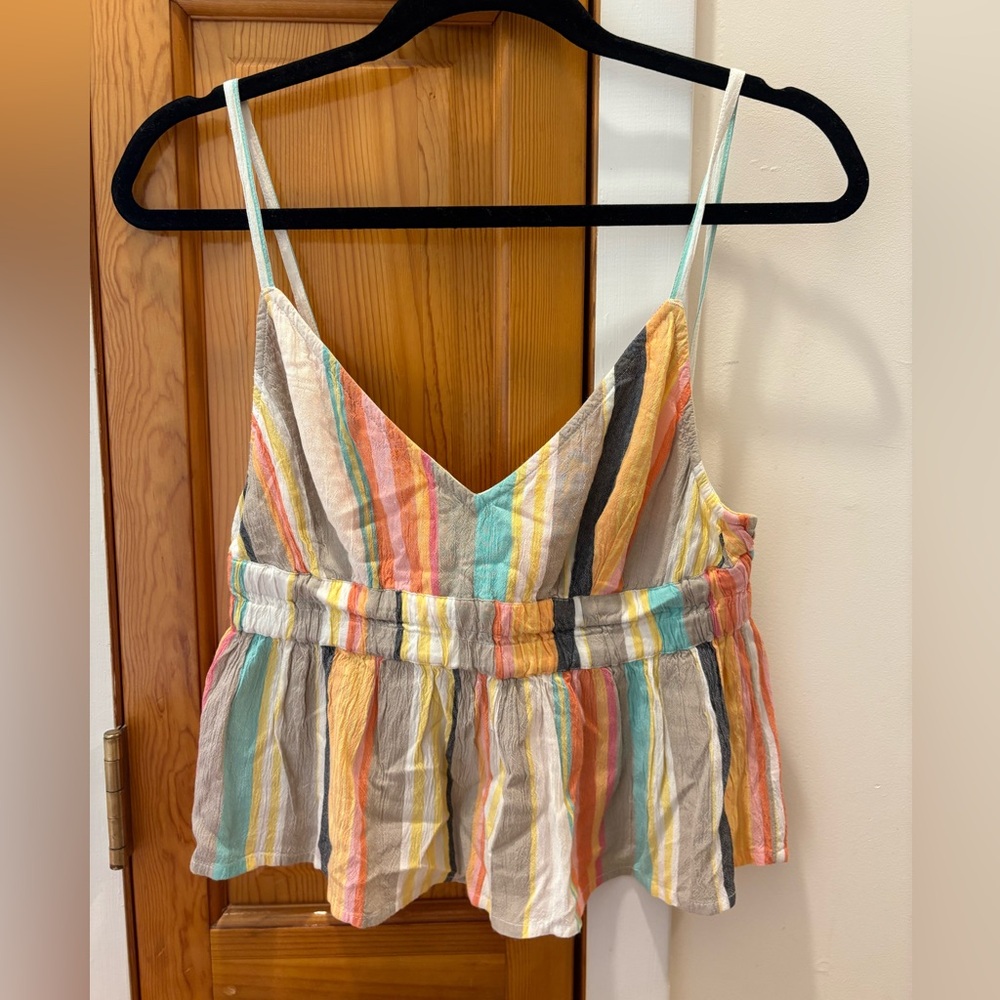 Colorful flowy tank